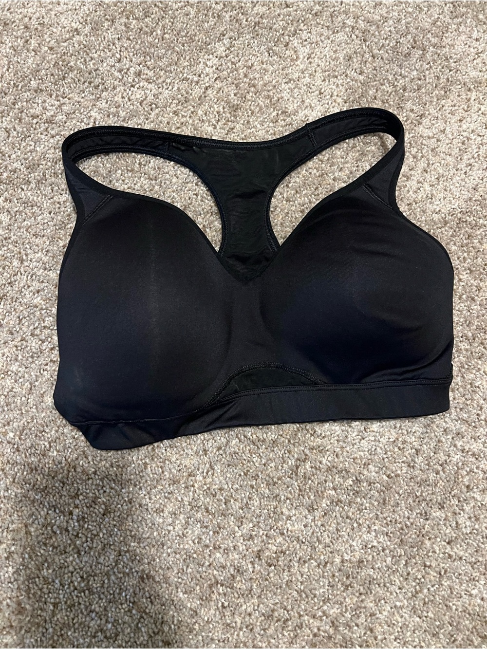 Old Navy Black Racerback Sports Bra